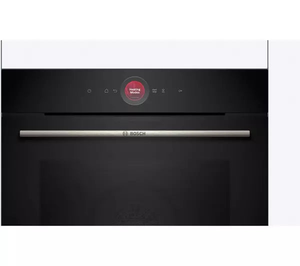 Bosch Serie 8 HBG7741B1B Built In Electric Single Oven with Pyrolytic Cleaning - Black - A+ Rated