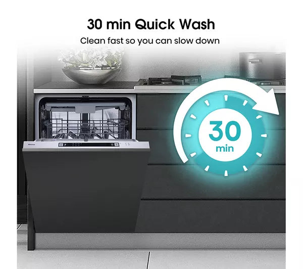 HISENSE HV523E15UK Slimline Fully Integrated Dishwasher