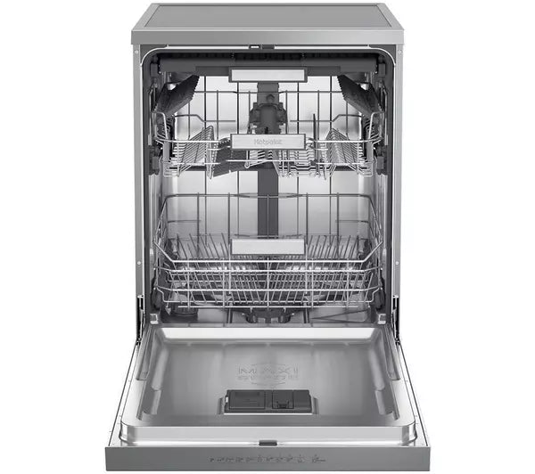 HOTPOINT Maxi Space H7F HP43 X UK Full-size Dishwasher - Silver