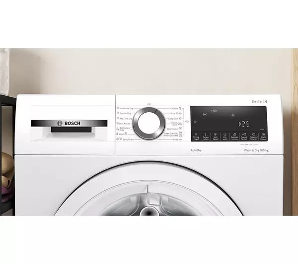 BOSCH Series 4 WNA144V9GB 9 kg Washer Dryer - White