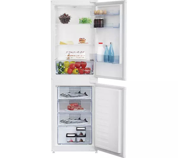 Grade A BEKO Pro BCFD450 Integrated 50/50 Fridge Freezer - Sliding Hinges BB9696