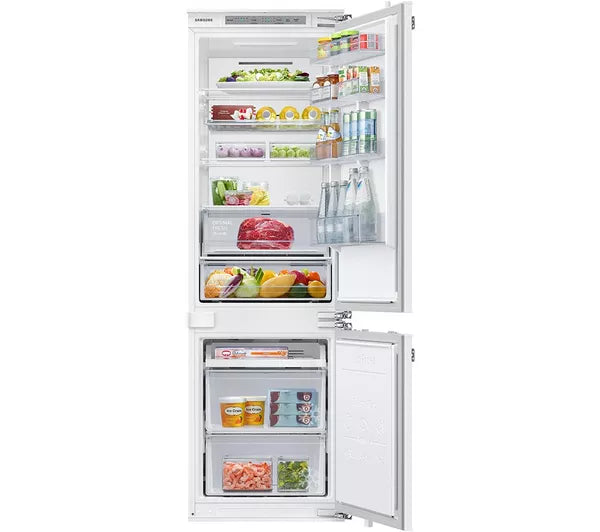 Grade A SAMSUNG SpaceMax BRB26615EWW/EU Integrated 70/30 Fridge Freezer - Fixed Hinge BB9718