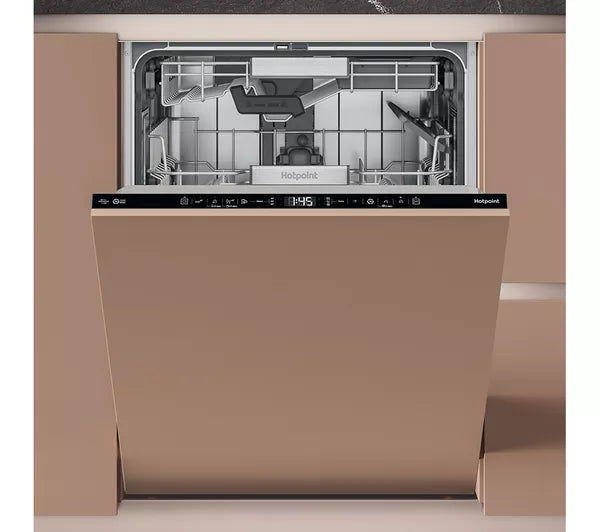Grade A HOTPOINT Hydroforce H8I HT59 LS UK Full-size Fully Integrated Dishwasher