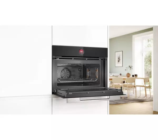 Bosch Serie 8 CMG7241B1B Built In Compact Electric Single Oven - Black