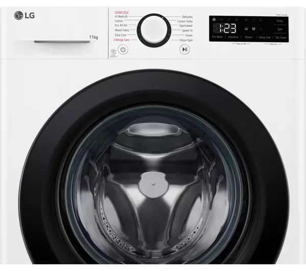 LG Y500 Series AI Direct Drive F4Y511WBLN1 11 kg 1400 Spin Washing Machine - White