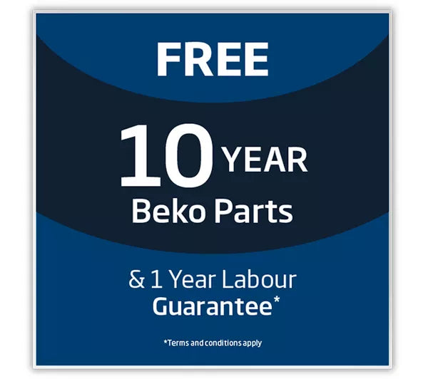 BEKO Pro UltraFast B5D510645UW Bluetooth 10 kg Washer Dryer - White