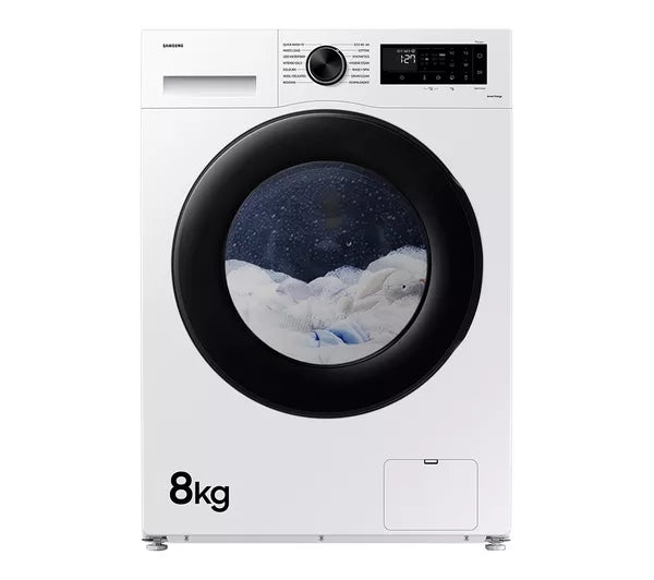 SAMSUNG Series 5 AI Energy WW80CGC04DAEEU WiFi-enabled 8 kg 1400 Spin Washing Machine - White