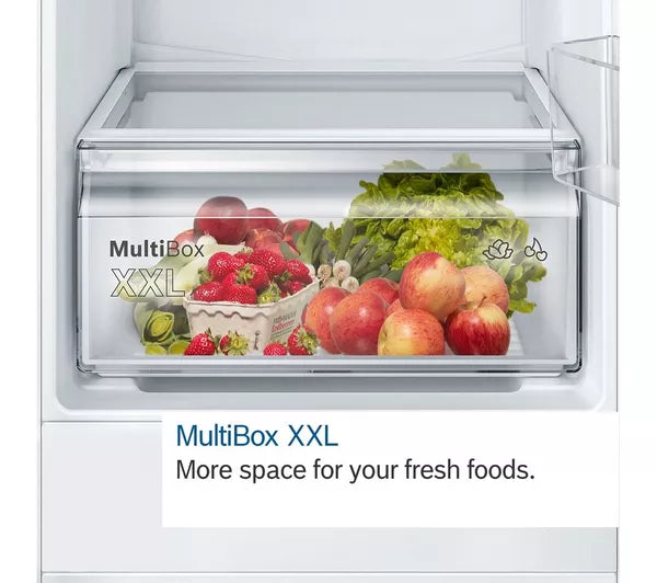BOSCH Series 2 KIN86NSE0G Integrated 60/40 Fridge Freezer - Sliding Hinge