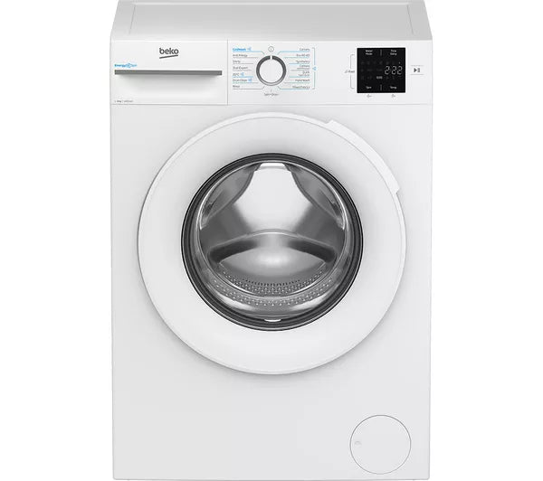 Beko BMN3WT3821W Washing Machine, 8kg, 1200 Spin, White, B Rated