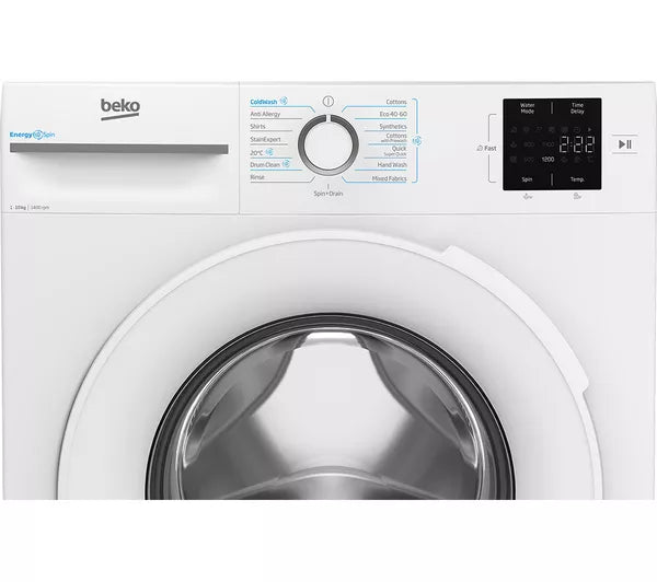 BEKO EnergySpin BM3WT31041W 10 kg 1400 Spin Washing Machine - White