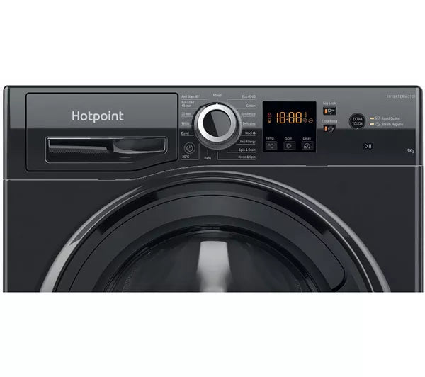 Hotpoint NSWF 946 BS UK 9KG 1400 Spin Washing Machine - Black