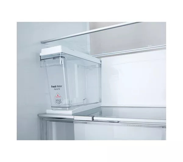 LG InstaView GSXE91BSAD American-Style Smart Fridge Freezer - Brushed Steel