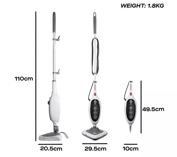 DAEWOO FLR00170GE Steam Mop - Grey & White