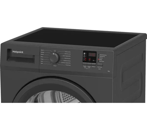 HOTPOINT C HD C92 GGGD UK 9 kg Condenser Tumble Dryer - Graphite