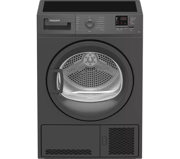 HOTPOINT C HD C92 GGGD UK 9 kg Condenser Tumble Dryer - Graphite