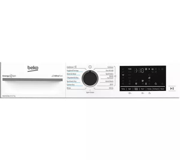 BEKO Pro BM5D510745UW 10.5 kg Washer Dryer - White