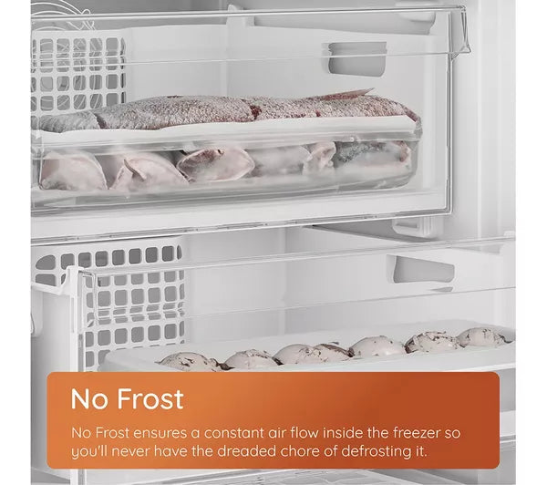 HOTPOINT No Frost HTSD18F013H1 Integrated Tall Freezer - Sliding Hinge