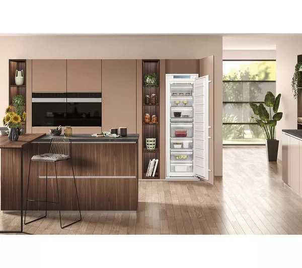 HOTPOINT No Frost HTSD18F013H1 Integrated Tall Freezer - Sliding Hinge
