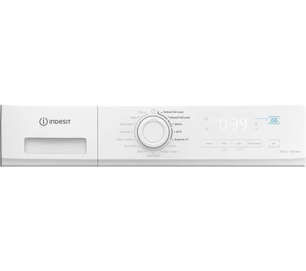 INDESIT MyTime IDMA 75624 UK 7 kg Washer Dryer - White
