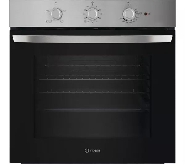 INDESIT Click&Clean IO 232H X UK Plug-in Electric Oven - Stainless Steel