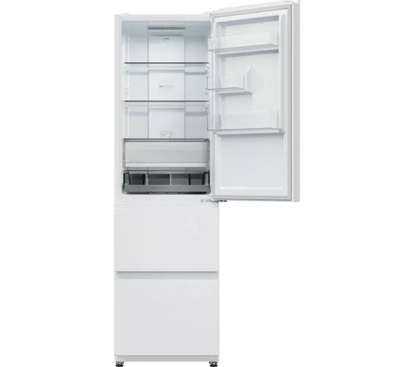 Grade A HAIER 3D Combi Series 3 HTR3518ENMWK 60/40 Fridge Freezer - White