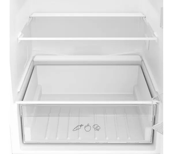 Grade A INDESIT No Frost KINH 1261B4 UK Integrated 50/50 Fridge Freezer - Sliding hinge