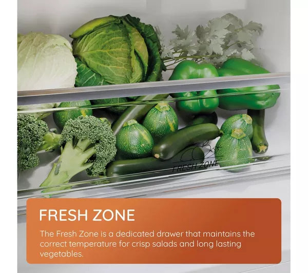 Hotpoint HPKH 1262B4 UK No Frost Integrated Fridge Freezer, Sliding Hinge, 50/50, E Rated