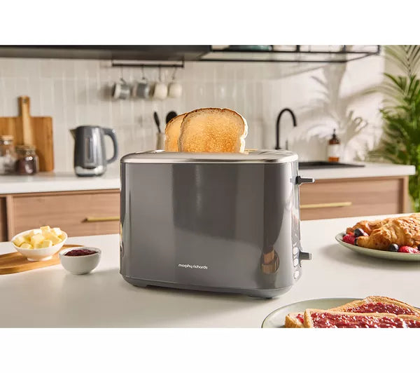 MORPHY RICHARDS Equip 222068 2-Slice Toaster - Grey