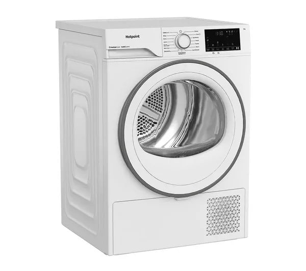 Grade A HOTPOINT PetHairCare C HD 93M WW UK 9 kg Heat Pump Tumble Dryer - White