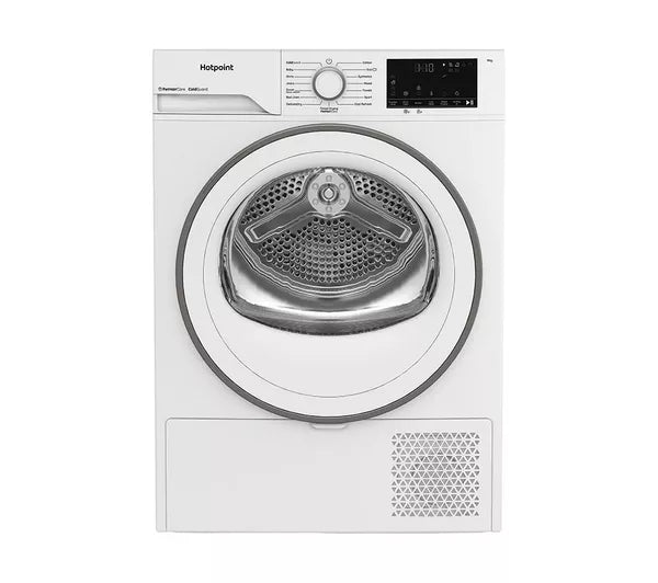 Grade A HOTPOINT PetHairCare C HD 93M WW UK 9 kg Heat Pump Tumble Dryer - White
