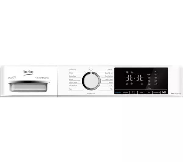 BEKO BW1O3821W 8 kg 1200 Spin Washing Machine - White