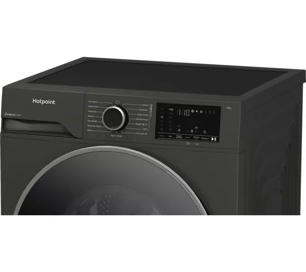 HOTPOINT FabricCare HBCA 103G CARE UK 10 kg 1400 Spin Washing Machine - Manhattan Grey