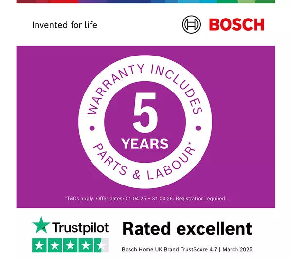 Grade A BOSCH Series 4 KGN392LAGG 70/30 Fridge Freezer - Stainless Steel
