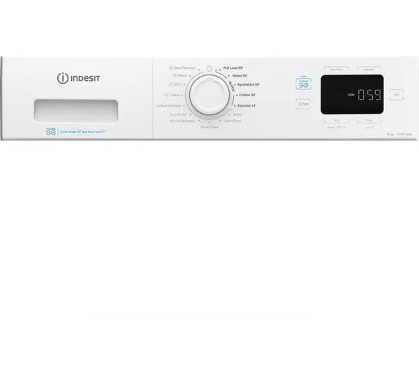 INDESIT Push&Go IP 946 PUSH&GO UK 9 kg 1400 Spin Washing Machine - White