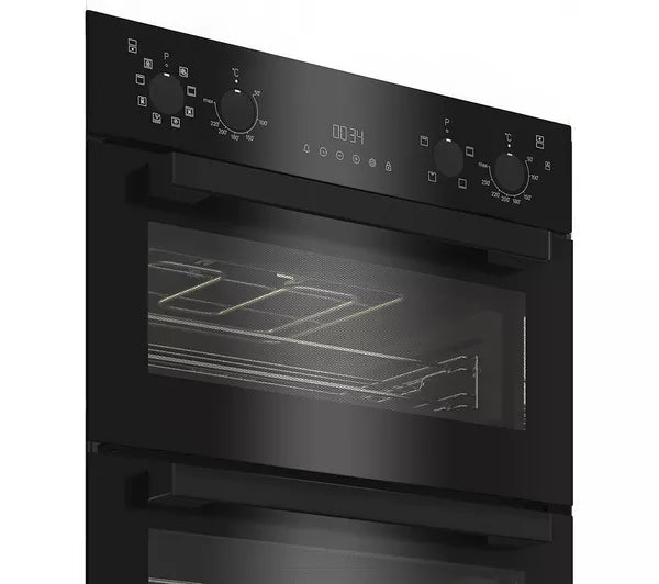 HOTPOINT Air Fry DIH 82G1A B Electric Double Oven - Black