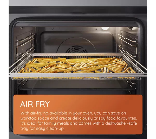 HOTPOINT Air Fry DIH 82G1A B Electric Double Oven - Black