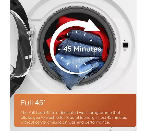 HOTPOINT FabricCare HBCA 123G CARE UK 12 kg 1400 Spin Washing Machine - Grey