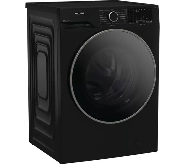 HOTPOINT FabricCare HBCA 93B CARE UK 9 kg 1400 Spin Washing Machine - Black