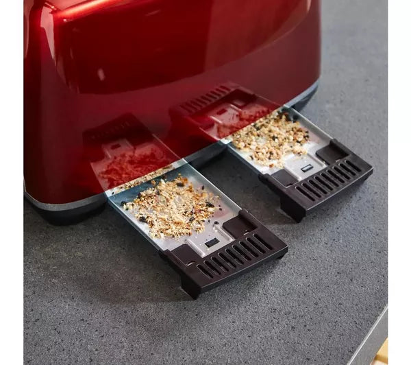 MORPHY RICHARDS Accents 242048 4-Slice Toaster - Red
