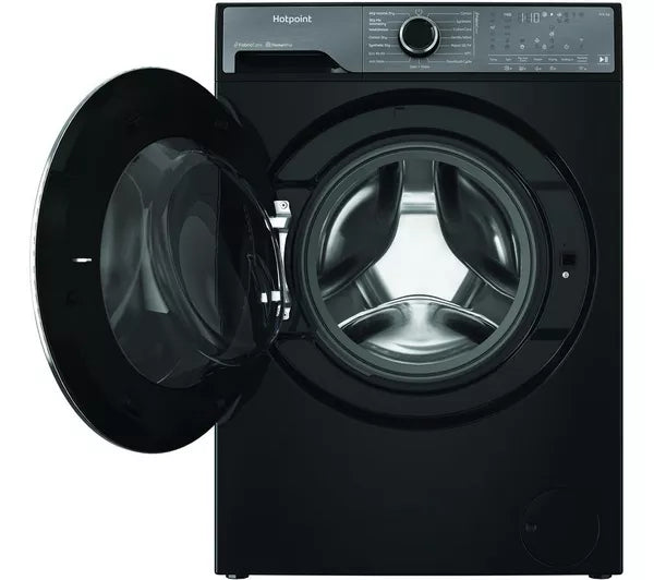 Grade A HOTPOINT Fabric Care Pro HPD 9693B CARE UK 9 kg Washer Dryer - Black