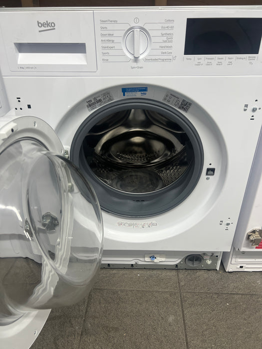 Grade A BEKO bPro 500 WTIK84122 Integrated WiFi-enabled 8 kg 1400 Spin Washing Machine-BB5204