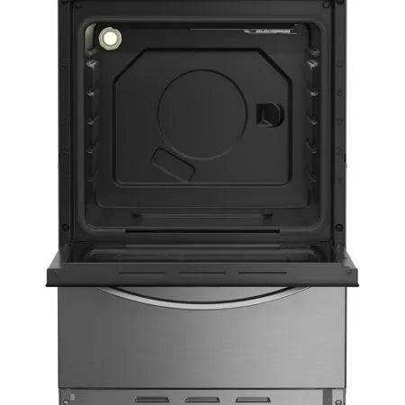 Indesit I5G3PMX Dual Fuel Cooker with Single Oven, Stainless Steel, A Rated