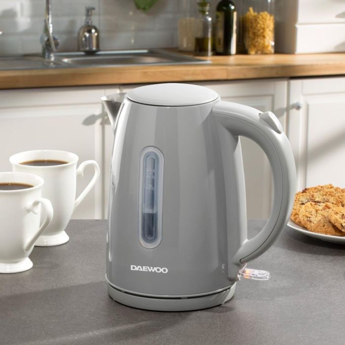 Daewoo SDA2592GE Kensington 1.7L 3KW Grey Jug Kettle