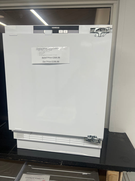 Grade A KENWOOD KIF60W23 Integrated Undercounter Freezer - Fixed Hinge BB5390