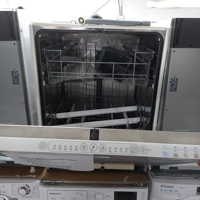 Grade A CANDY CI 3E53E0W-80 Full-size Fully Integrated Dishwasher- BB3766