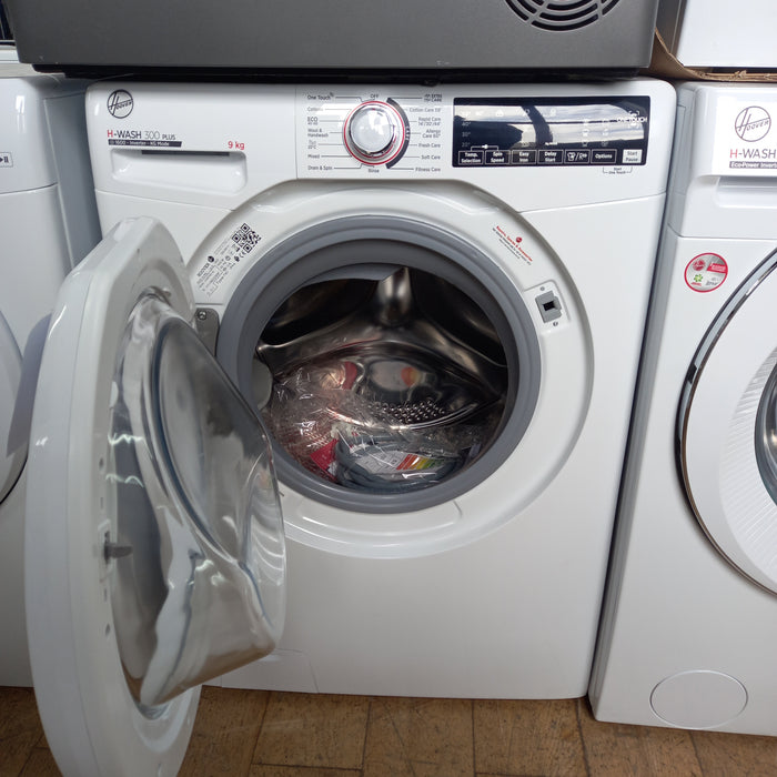 Grade A HOOVER H3W69TME NFC 9 kg 1600 Spin Washing Machine - White -BB4038