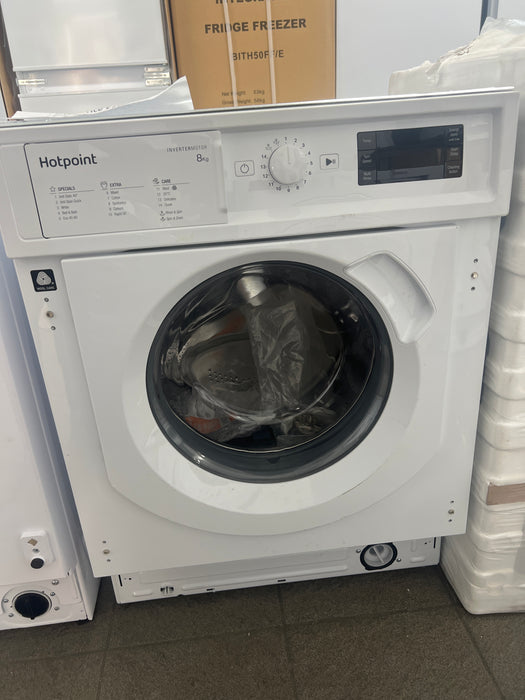 Grade A HOTPOINT BIWMHG81485UK Integrated 8 kg 1400 Spin Washing Machine- BB5196