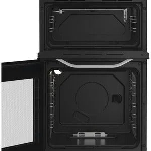 Grade A Hotpoint HTG5GCWL 50cm wide Single Oven Gas Cooker - White - A+/A Rated