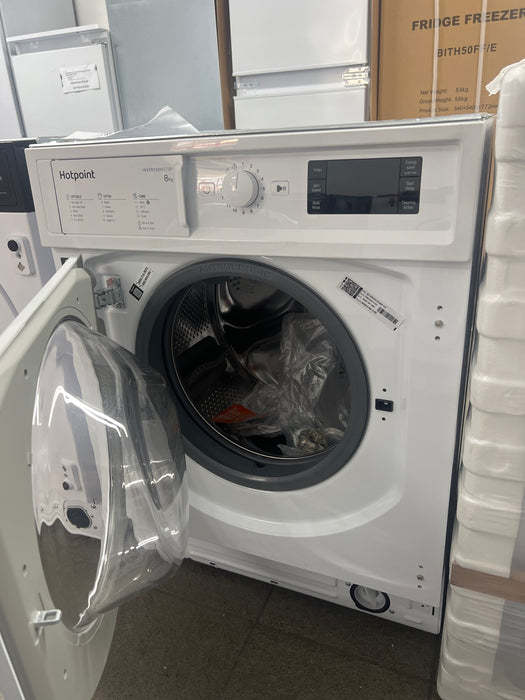 Grade A HOTPOINT BIWMHG81485UK Integrated 8 kg 1400 Spin Washing Machine- BB5196