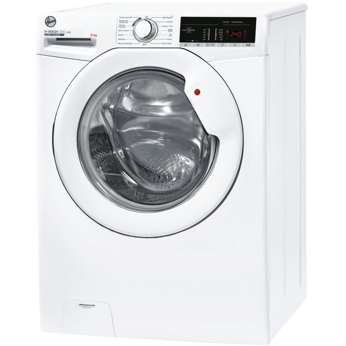 Hoover H3W 49TA4/1-80 Washing Machine, 9kg, 1400 Spin, White, B Rated
